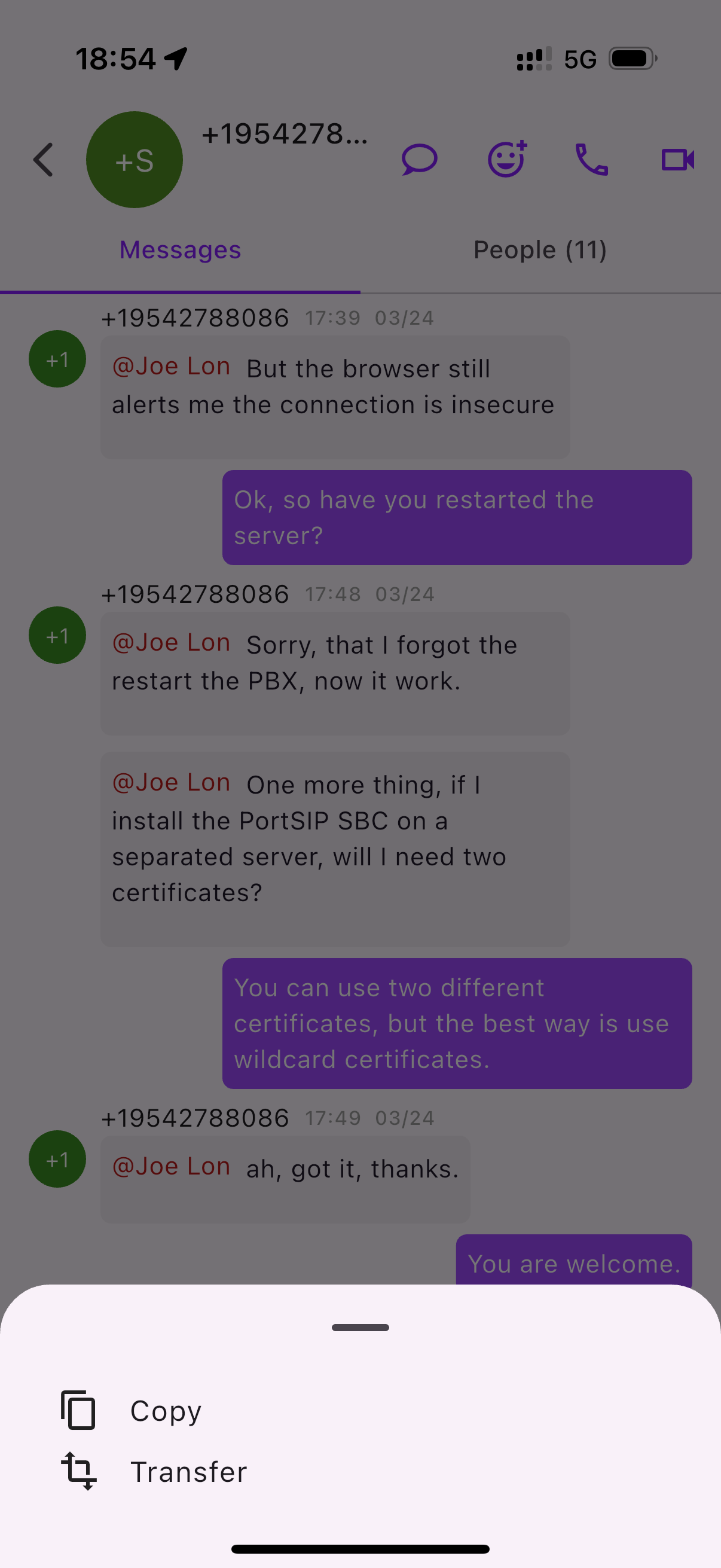 SMS WhatsApp Queue 6