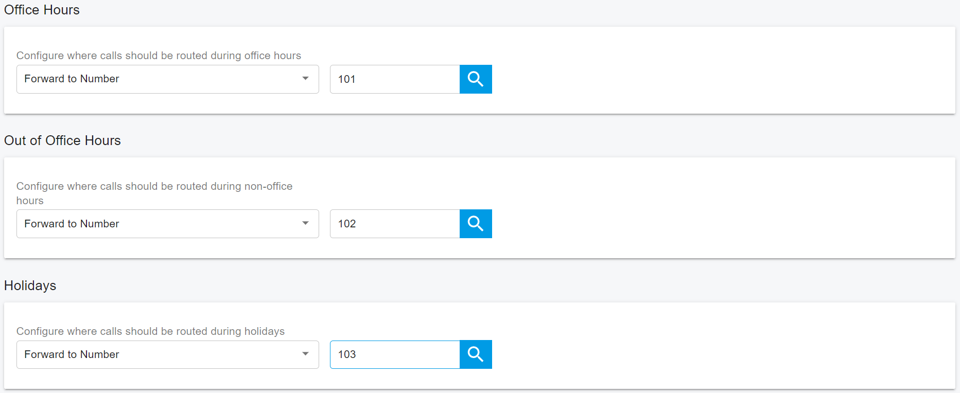Inbound Rule Configuration